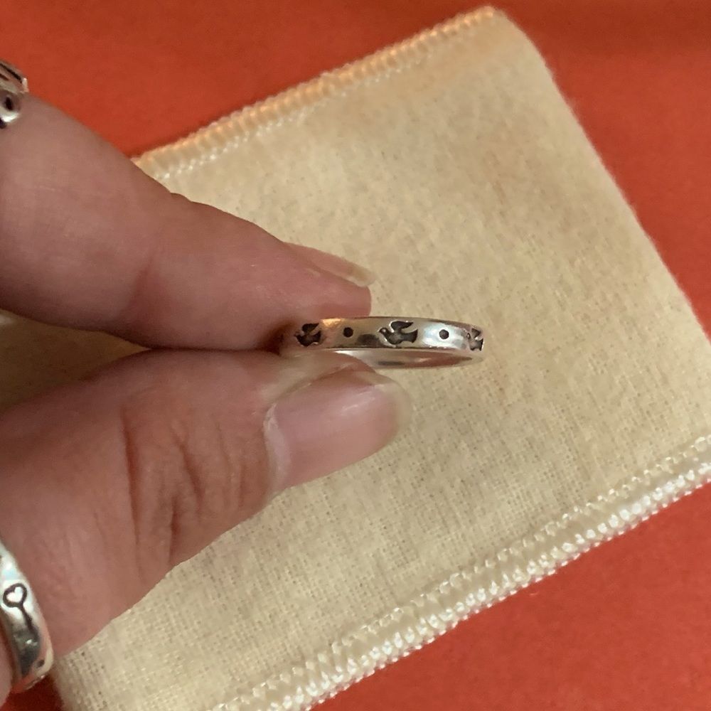 James Avery Retired Dove Stacker Ring
